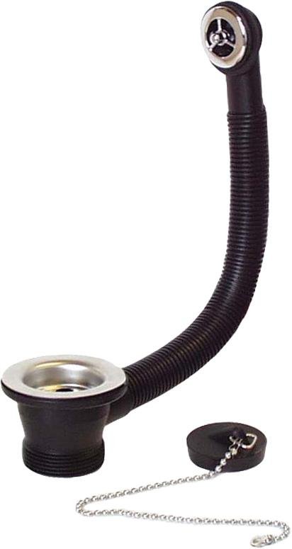 1 1/2" Waste & Overflow with 70mm Stainless Steel Flange - Cateringhardwaredirect - Wastes - VFSW2PC-70