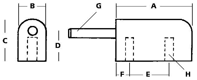 Block Hinge - Cateringhardwaredirect - Hinges - 1/26915