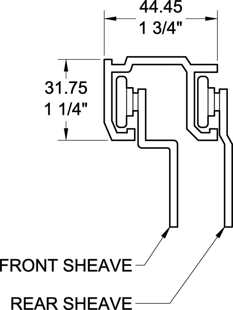 Door Sheaves - Cateringhardwaredirect - Door Sheaves - 67318000004