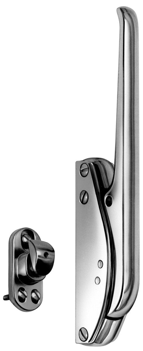 Edgemount Latch Chrome Locking - Cateringhardwaredirect - Latches - 10533D00004
