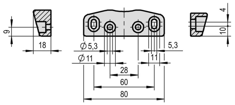 Euro 2000 Strikes - Cateringhardwaredirect - Latches - 3.31.0760.0