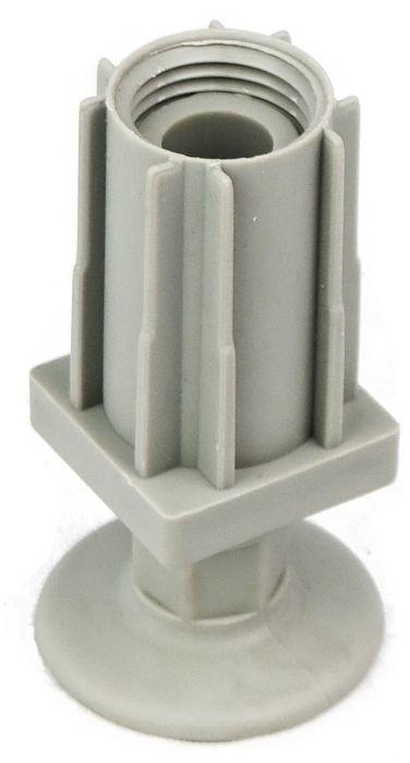 Flange Foot, Plastic for 40mm square tube - Cateringhardwaredirect - Foot - E40F
