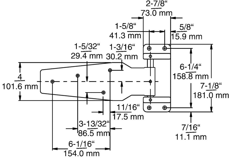 Heavy Duty Hinges - Cateringhardwaredirect - Hinges - 1277/000004