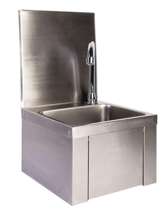 Knee Operated Wash Hand Basin - Cateringhardwaredirect - Basins - VWHB010SQ