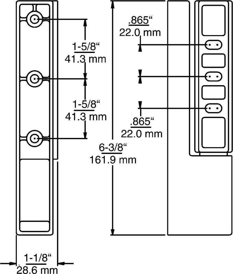 Self Closing Adjustable Hinge - Cateringhardwaredirect - Hinges - 1247/000002