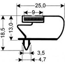TYPE 114-M - Gasket 114M-Grey-Dart-2.5m L (£ per m) - Cateringhardwaredirect - TYPE 114-M