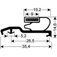 TYPE 119-M - Gasket 119M-Black-Dart-2.6m L (£ per m) - Cateringhardwaredirect - TYPE 119-M