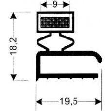 TYPE 15-M - Gasket 15M-White-L FLap-2.5m L (£ per m) - Cateringhardwaredirect - TYPE 15-M