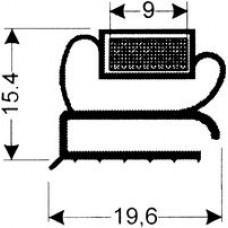 TYPE 19-M - Gasket 19M-White-L Flap-2.5m L(£ per m) - Cateringhardwaredirect - TYPE 19-M