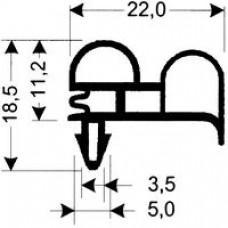 TYPE 21-A - Gasket 21A-Grey-Dart-2.5m L (£ per m) - Cateringhardwaredirect - TYPE 21-A
