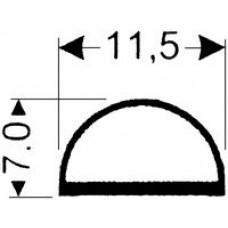 TYPE 23A - Gasket 23A-Black-Compres-2.5m L(£ per m) - Cateringhardwaredirect - TYPE 23A