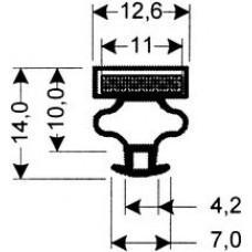 TYPE 37-M - Gasket 37M-Grey-Dart-2.5m L (£ per m) - Cateringhardwaredirect - TYPE 37-M