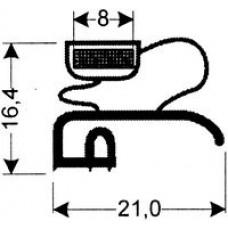 TYPE 46-M - Gasket 46M-White-Lip-2.5m L (£ per m) - Cateringhardwaredirect - TYPE 46-M