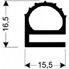 TYPE 6-A - Gasket 6A-Grey-Compress-2.5m L (£ per m) - Cateringhardwaredirect - TYPE 6-A