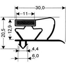 TYPE 83-M - Gasket 83M-Black-Dart-2.5m L (£ per m) - Cateringhardwaredirect - TYPE 83-M