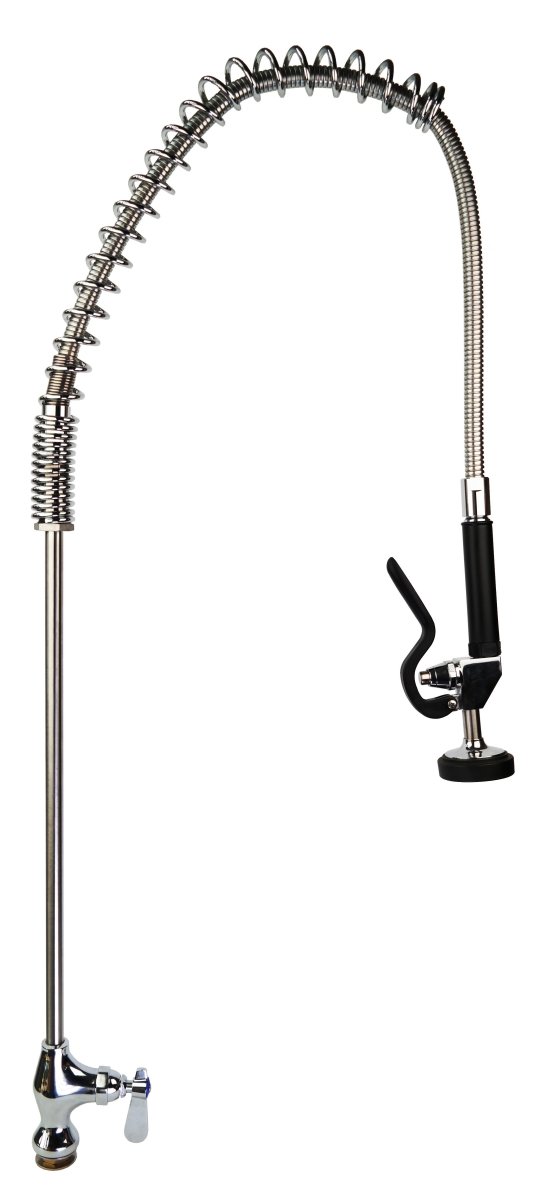 Vortex Pre-Rinse Spray, Deck Mount, Single Pedestal, Single Feed - Cateringhardwaredirect - Pre-Rinse - OHD10