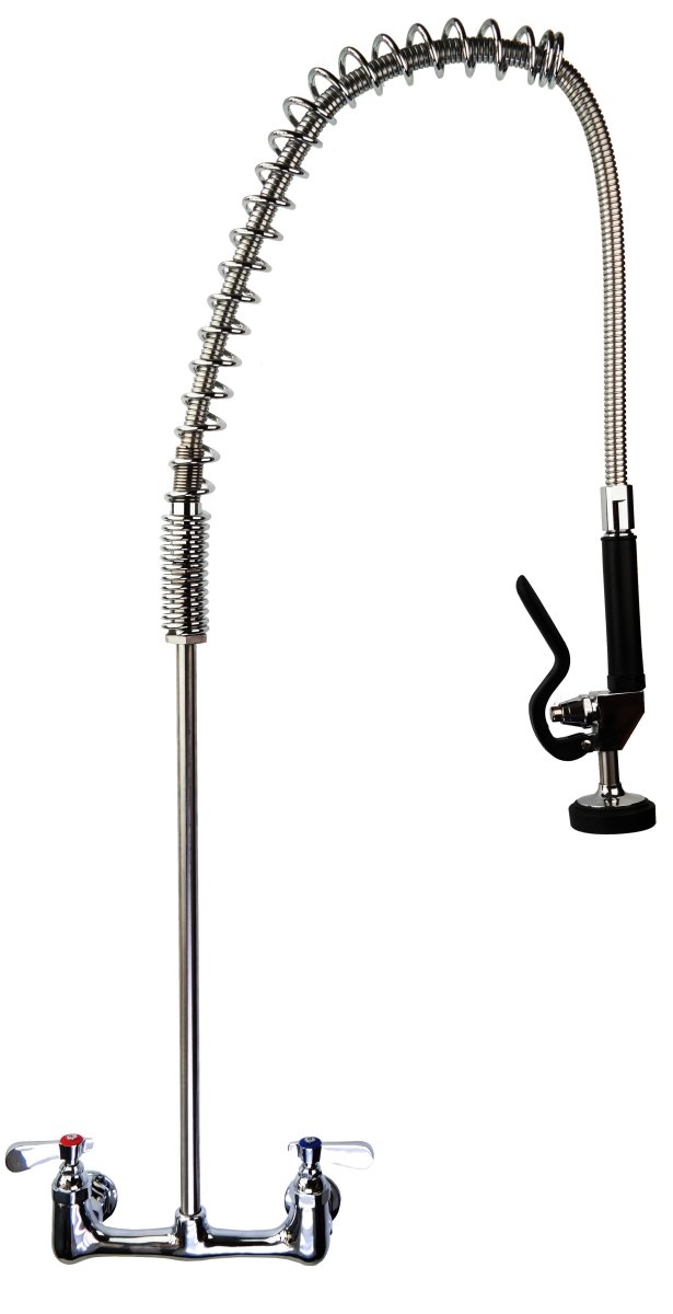 Vortex Wall Mount Pre-Rinse Spray, Twin Pedestal, Twin Feed - Cateringhardwaredirect - Pre-Rinse - OHW30