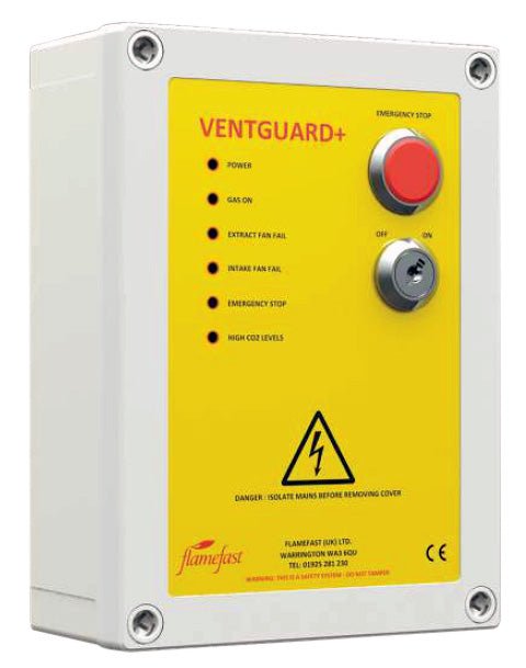 VentGuard Plus - Integral 2 Channel Fan Current Monitor - Catering Hardware Direct - Gas interlock Controller - OH VGP - PO