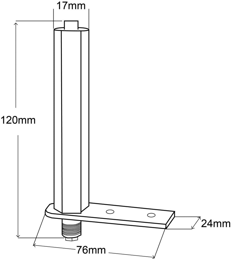 1537 Pivot Hinge - Cateringhardwaredirect - Hinges - 1537/000001