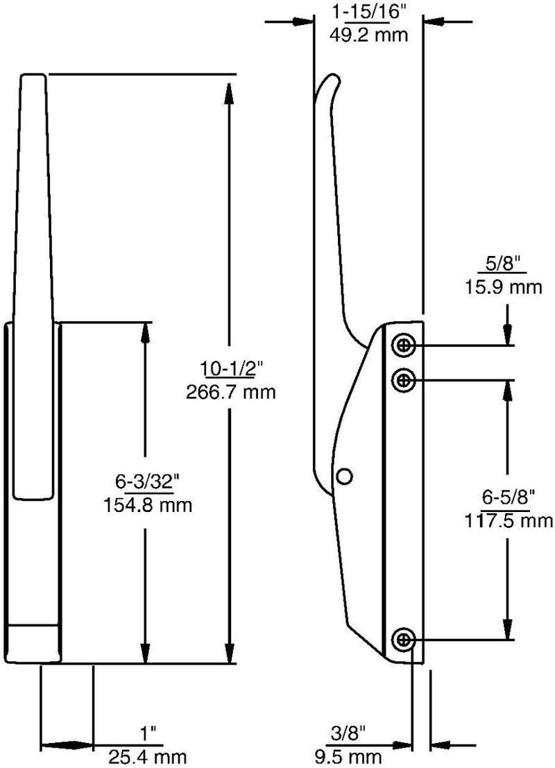 173/174 Latch Body & Strikes - Cateringhardwaredirect - Latches - 0173000008