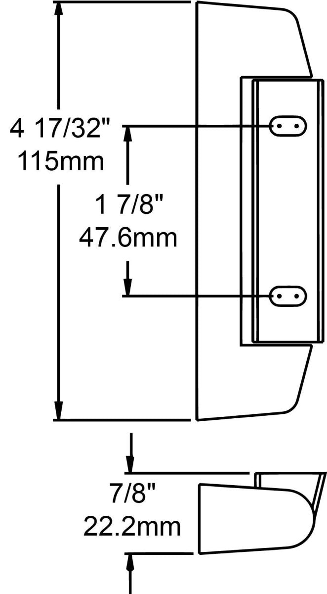 211 Slimline Hinges - Cateringhardwaredirect - Hinges - 0211/000001