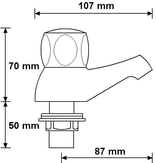 Basin Taps with Dome Head