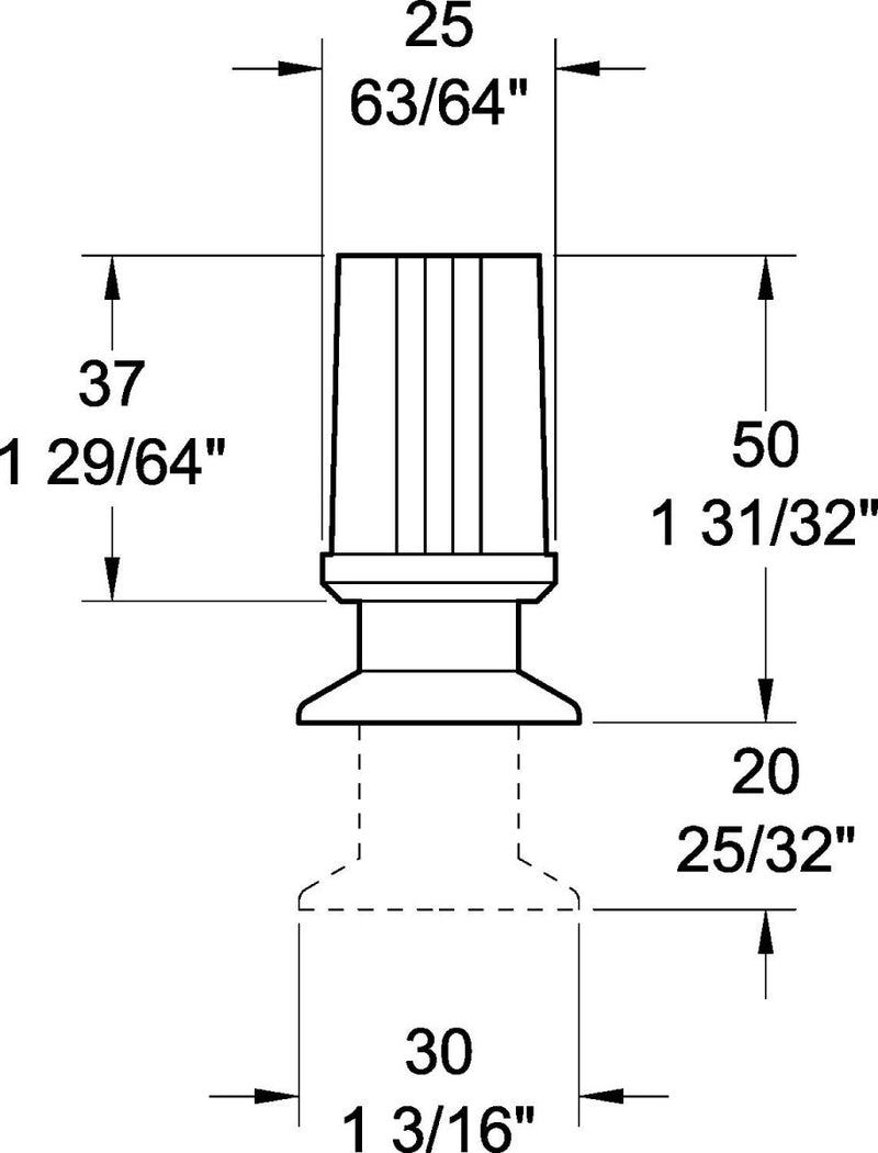 Adjustable Foot Inserts - Zamak - Catering Hardware Direct
