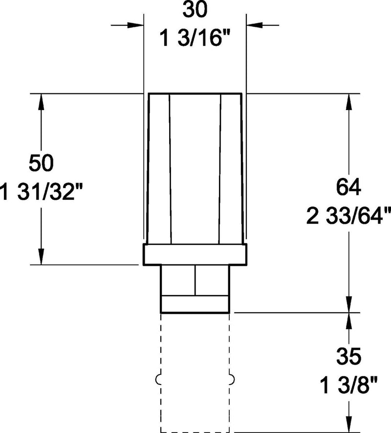 Adjustable Foot Inserts - Zamak - Cateringhardwaredirect - Adjustable Foot Inserts - 55 303 2001C