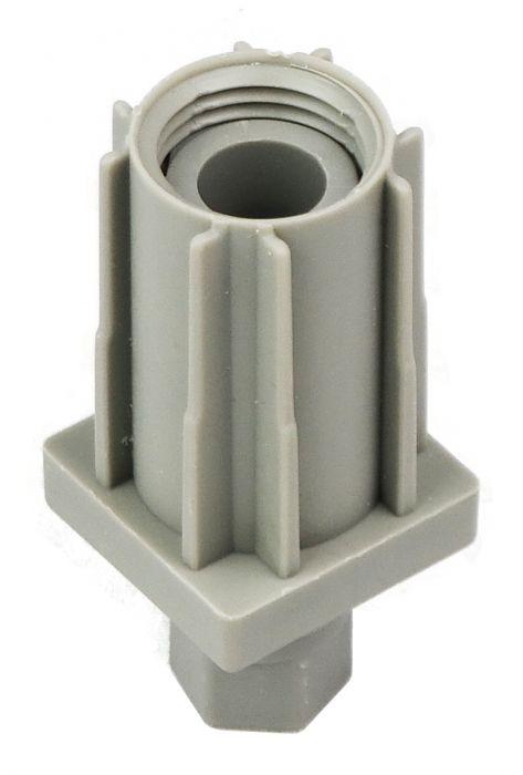 Bullet Foot, Plastic for 30mm square tube - Cateringhardwaredirect - Foot - E30H