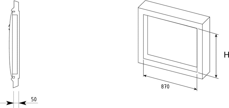 Double Doors for Positive Temperature - Cateringhardwaredirect - doors - 3004/2