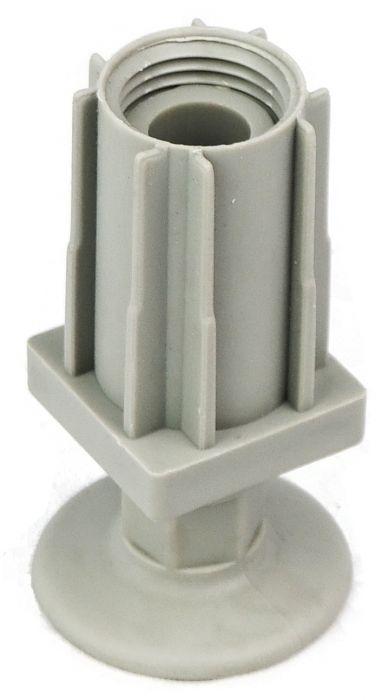 Flange Foot, Plastic for 40mm square tube - Cateringhardwaredirect - Foot - E40F