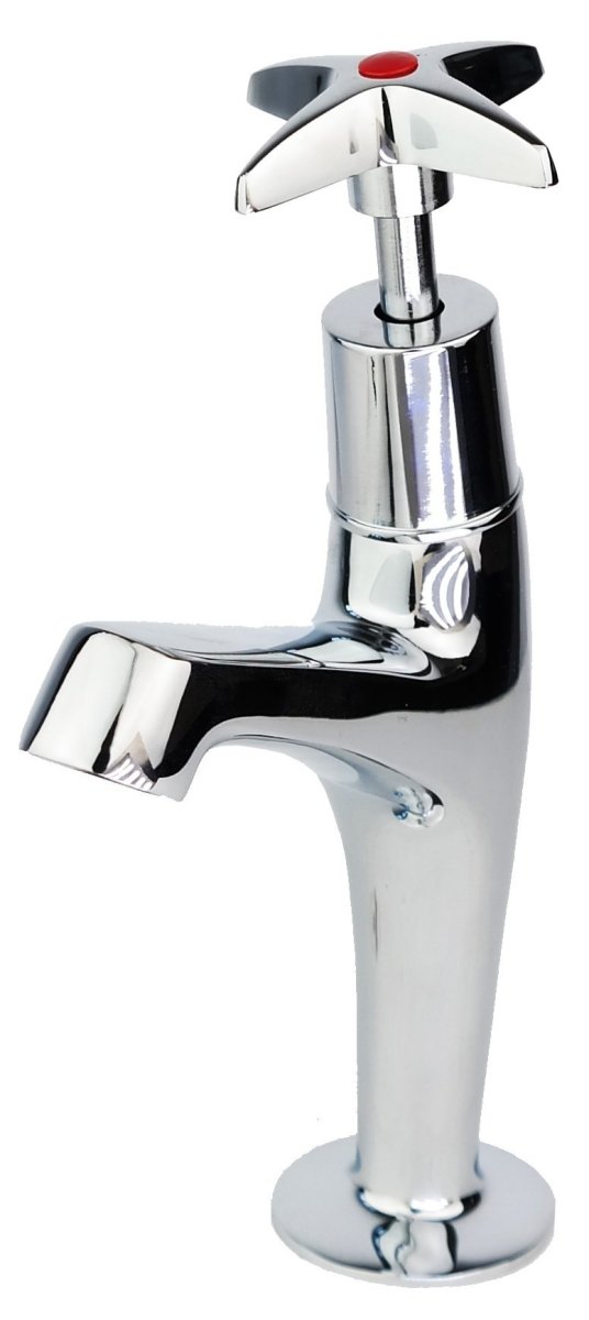 High Neck Pillar Taps with Cross Head - Cateringhardwaredirect - Taps - 500SX