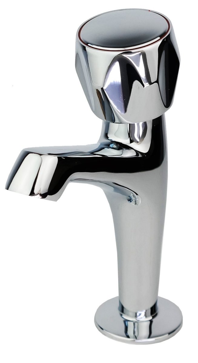 High Neck Pillar Taps with Dome Head - Cateringhardwaredirect - Taps - 600SR