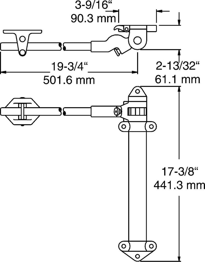 High Tension Spring Action Door Closer - Cateringhardwaredirect - Door Closer - 1097000004