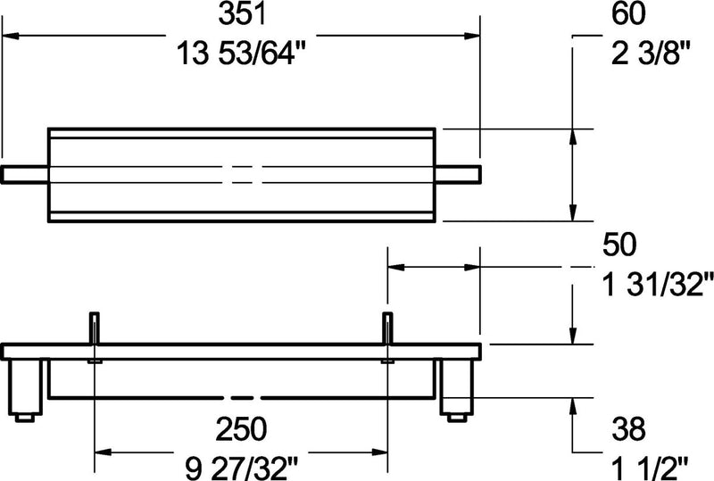 Holder & Reflector 350 Series for Hard Wired Bulbs - Cateringhardwaredirect - Holders - IRL1000LHR