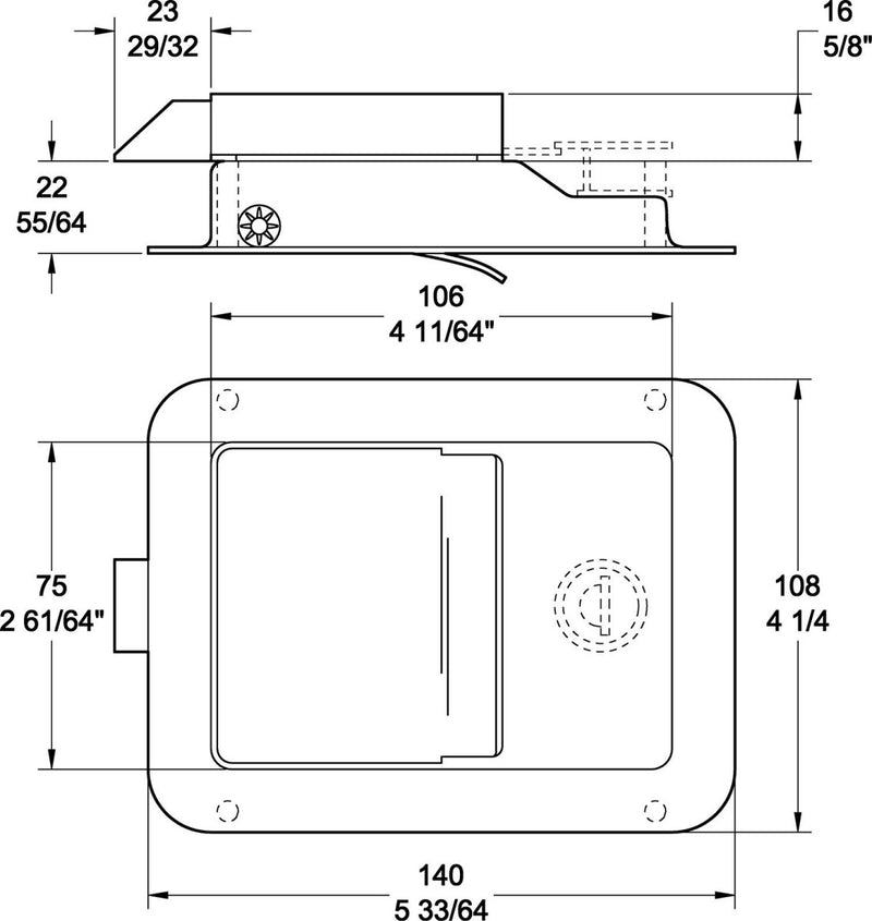 Paddle Handles - Cateringhardwaredirect - Paddle Handle - 0912/411