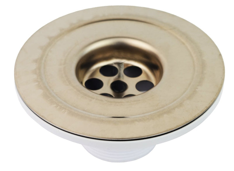 Plastic 1 1/2" Waste Reducer, 113mm Stainless Steel flange - Cateringhardwaredirect - Wastes - VBSW45P