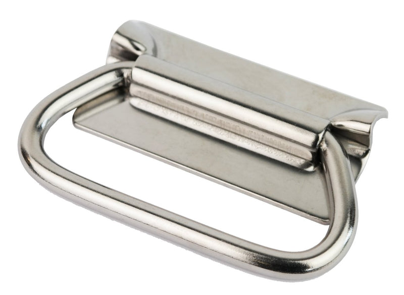 Polished stainless steel, weld on, drop type, handle - Cateringhardwaredirect - D Handle - 67313000004