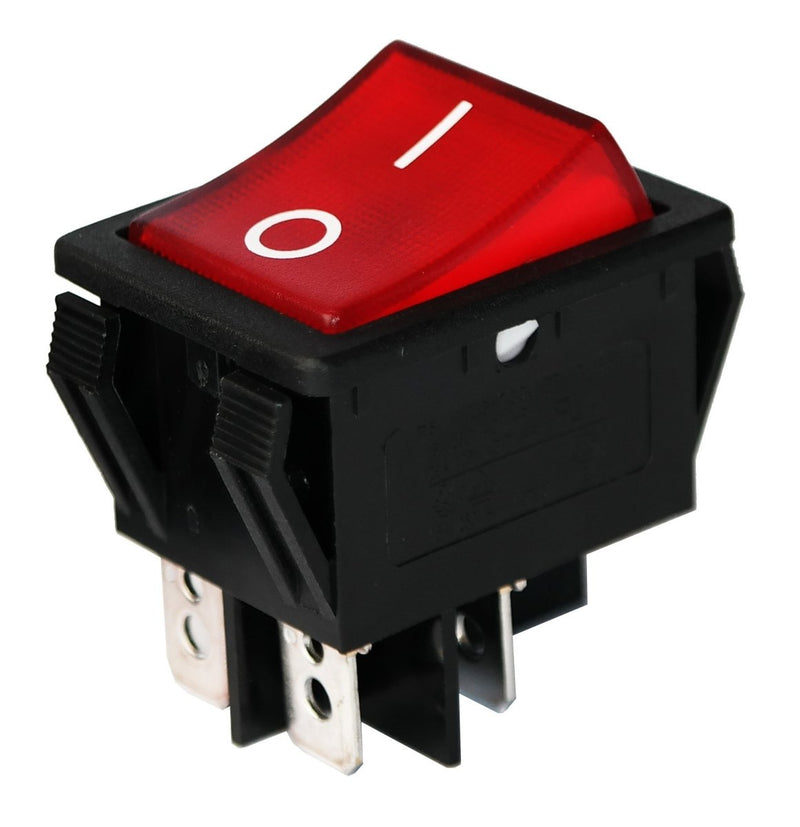 Rocker Switches and Indicators - Cateringhardwaredirect - Rocker Switches and Indicators - RS2RED.L