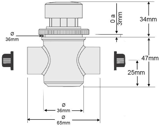 Tap Valve with Water Mixer - Cateringhardwaredirect - Valves - OHTAP-1