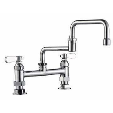 Twin Pantry Tap with 24" Double Jointed Spout - Cateringhardwaredirect - Taps - OHT18