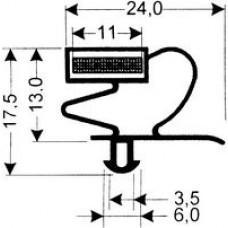 TYPE 111-M - Gasket 111M-Grey-Dart-2.5m L (£ per m) - Cateringhardwaredirect - TYPE 111-M