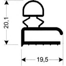 TYPE 15-R - Gasket 15R-White-L FLap-2.5m L (£ per m) - Cateringhardwaredirect - TYPE 15-R