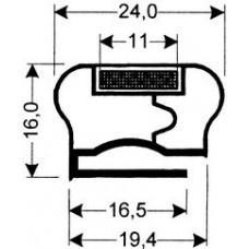 TYPE 17-M - Gasket 17M-Grey-L FLap-2.5m L (£ per m) - Cateringhardwaredirect - TYPE 17-M