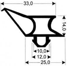 TYPE 172-B - Gasket 172B-Grey-Dart-2.5m L (£ per m) - Cateringhardwaredirect - TYPE 172-B