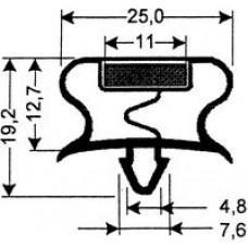 TYPE 195-M - Gasket 195M-Grey-Dart-2.5m L (£ per m) - Cateringhardwaredirect - TYPE 195-M