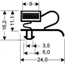 TYPE 33-M - Gasket 33M-Grey-Dart-2.5m L(£ per m) - Cateringhardwaredirect - TYPE 33-M