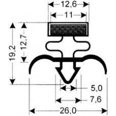 TYPE 34-M - Gasket 34M-White-Dart-2.5m L(£ per m) - Cateringhardwaredirect - TYPE 34-M