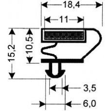 TYPE 70-M - Gasket 70M-Black-Dart-2.5m L (£ per m) - Cateringhardwaredirect - TYPE 70-M