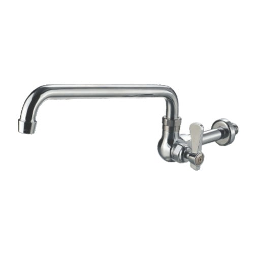 Wall Mounted Single pedestal, Single Feed Tap with 10" Spout - Catering Hardware Direct - Taps - OHW110